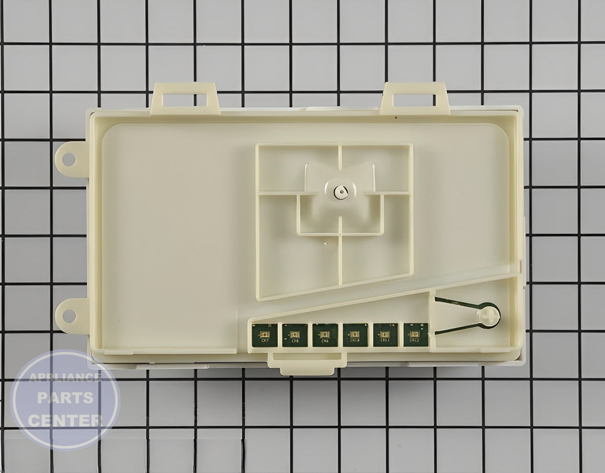 WHIRLPOOL REFRIGERATOR ELECTRONIC CONTROL BOARD W10484681 - Installation in WHIRLPOOL model showing key mounting points