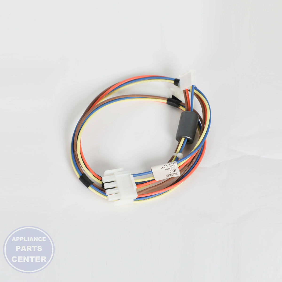 HARNS-WIRE W10494088 - Side view with 220V power input specs