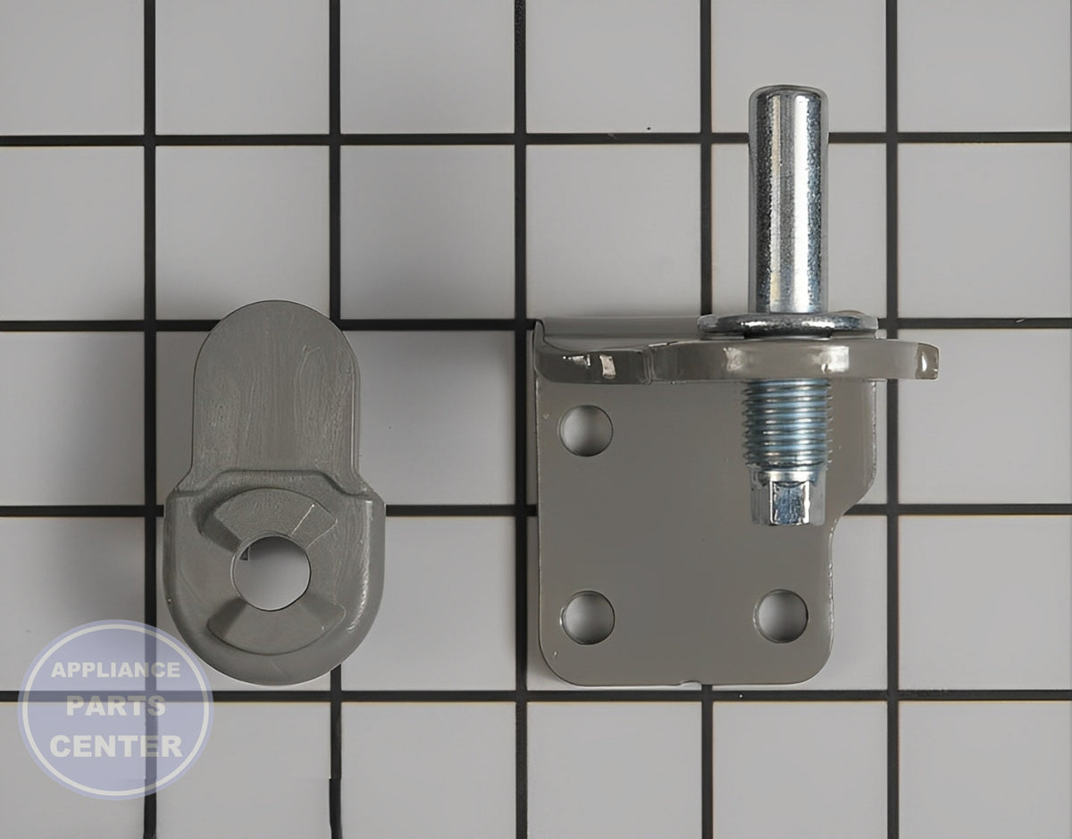 Whirlpool Refrigerator Door Hinge W10500004 - Main view showing sturdy construction for WPL refrigerators
