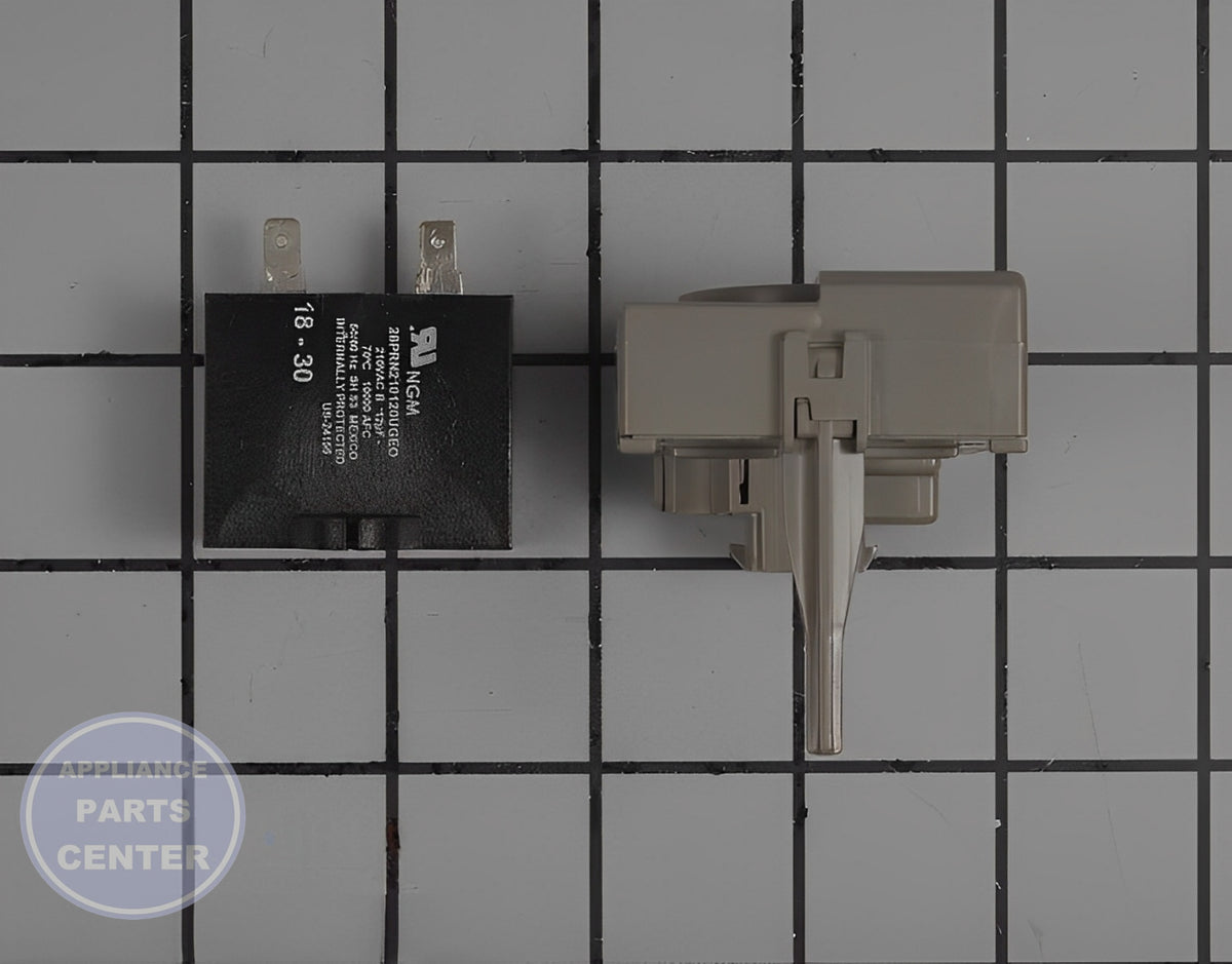 WPL COMPRESSOR W10507884 - Installation in W10485433 showing key mounting points