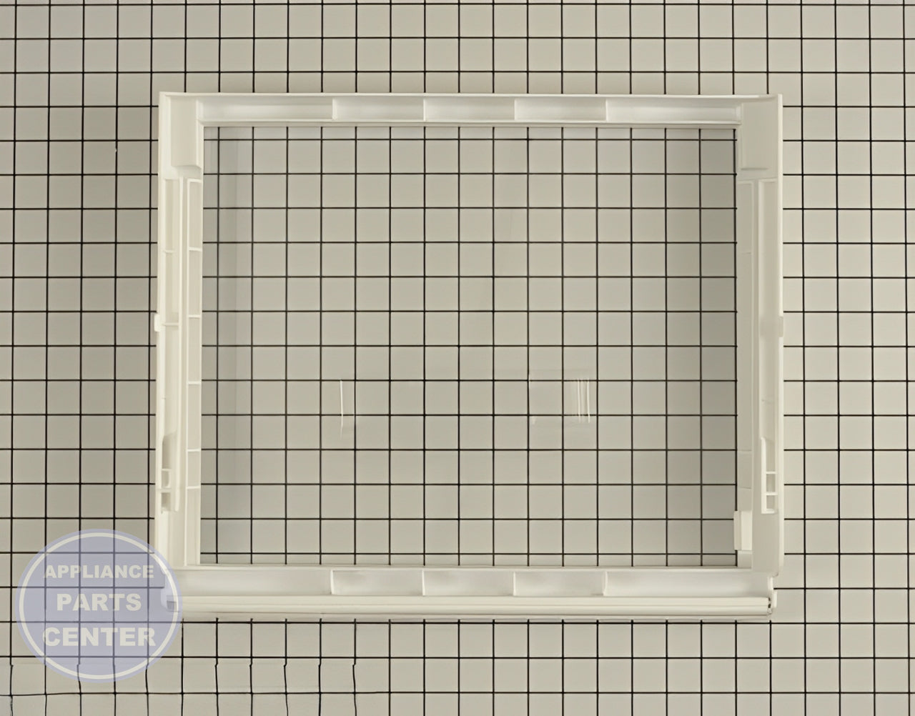 WHIRLPOOL REFRIGERATOR COVER PAN W10508993 - Detailed view of sturdy construction