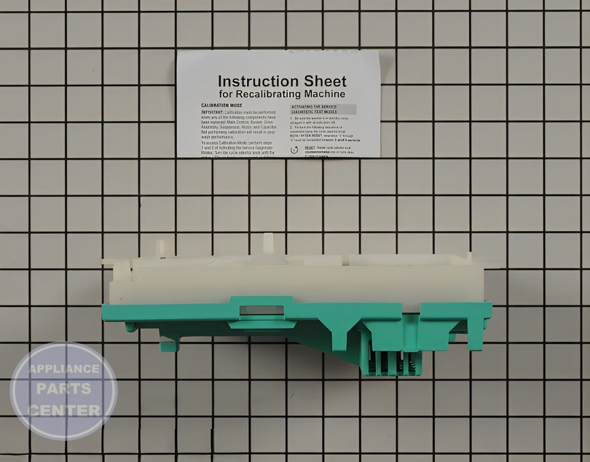 Control Board W10520038 - Detailed view of circuit board technical details