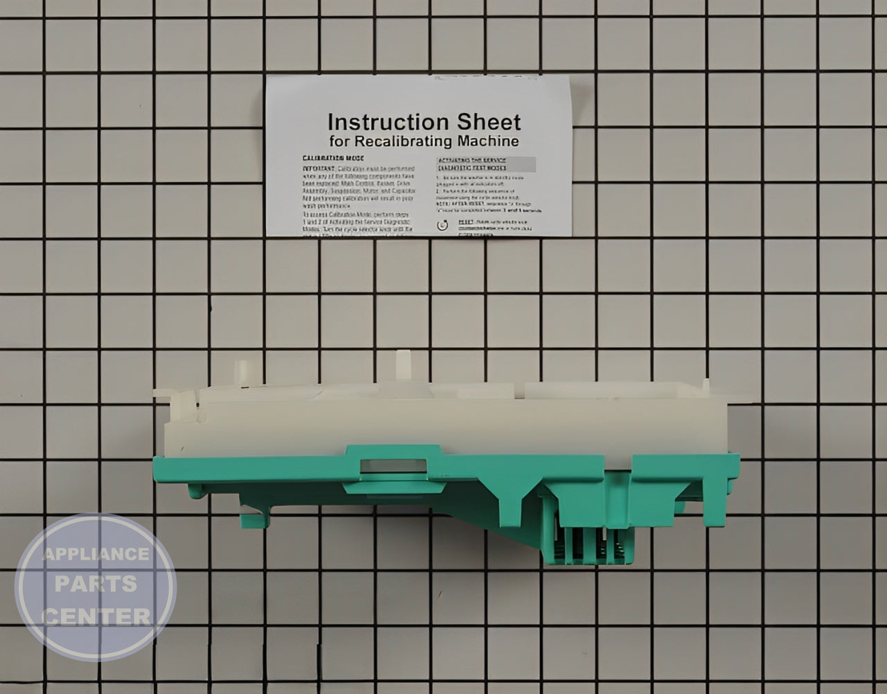 Control Board W10520038 - Detailed view of circuit board technical details