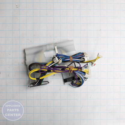 HARNS-WIRE W10537905 - Side view with precise electrical measurements