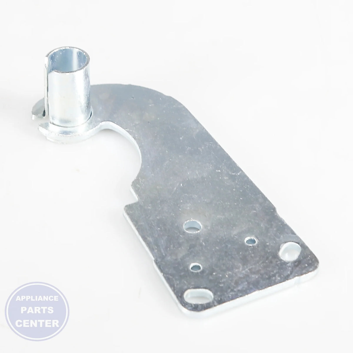 HINGE TOP ASSY LS W10546298 - Side view with precise measurements of critical dimensions