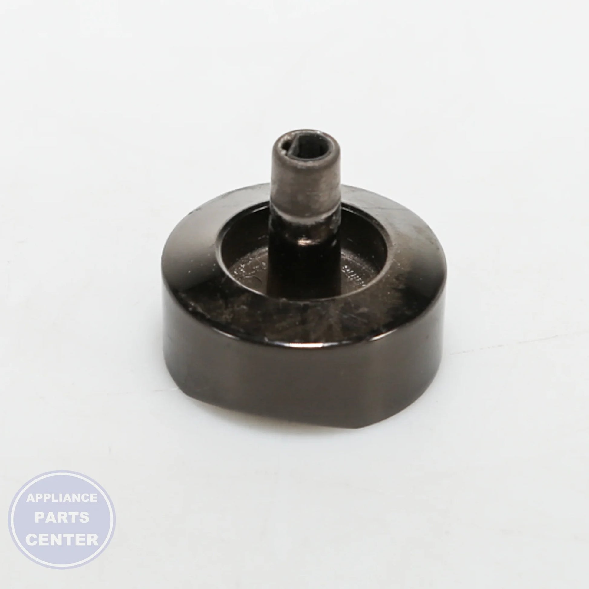 KNOB-JA,CKT,ELEC,BLK W10559480 - Side view with precise measurements