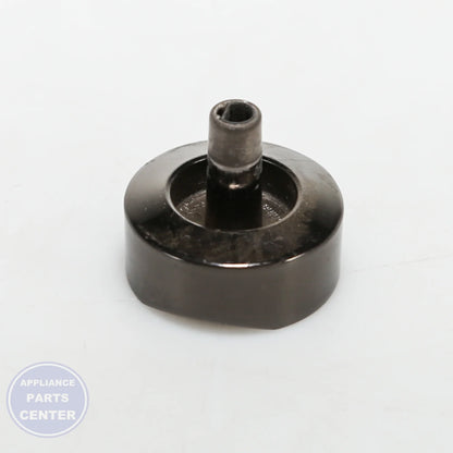 KNOB-JA,CKT,ELEC,BLK W10559480 - Side view with precise measurements