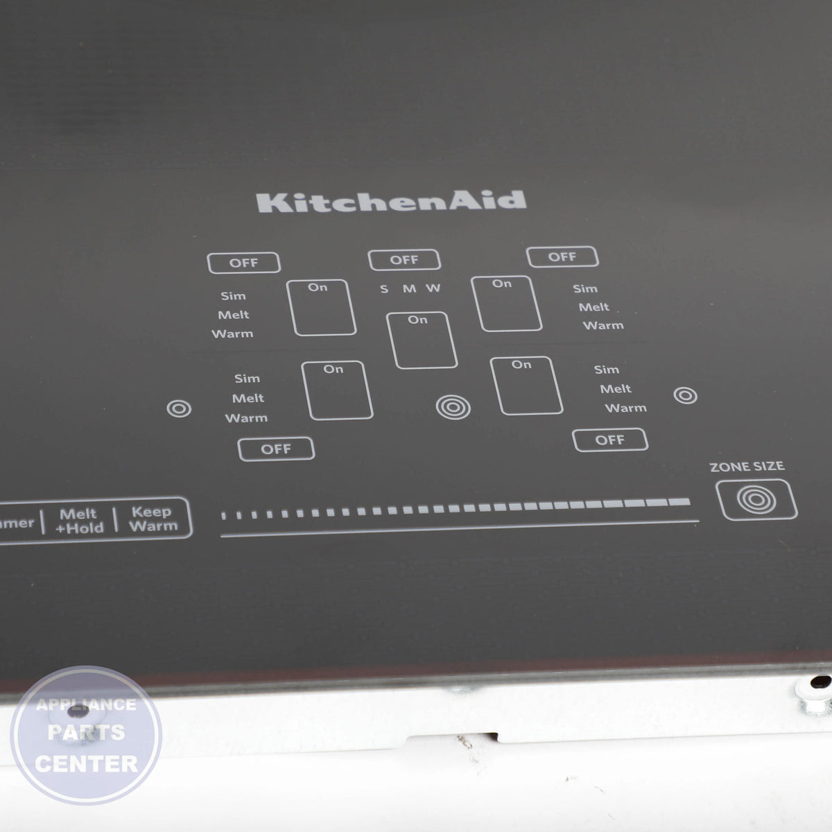 GLASS ASSY-KECC667BSS W10566716 - Detailed view of durable glass materials