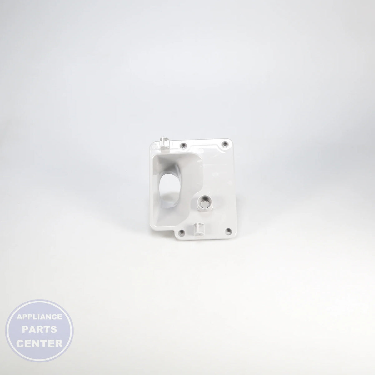 WPL ICE CHUTE MTG PLATE ASSY W10572235 - Installation in specific model showcasing mounting points