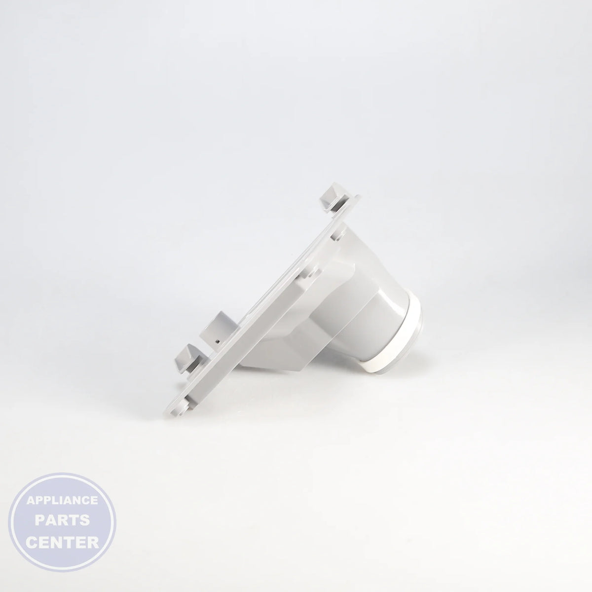 WPL ICE CHUTE MTG PLATE ASSY W10572235 - Installation in specific model showcasing mounting points