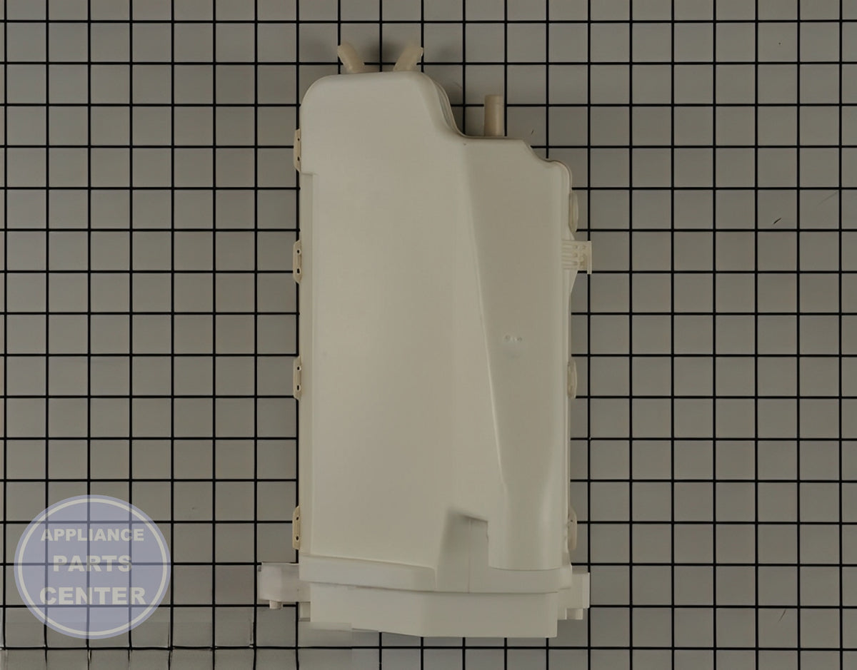 WHIRLPOOL WASHER DETERGENT DISPENSER W10575334 - Side view with precise measurements