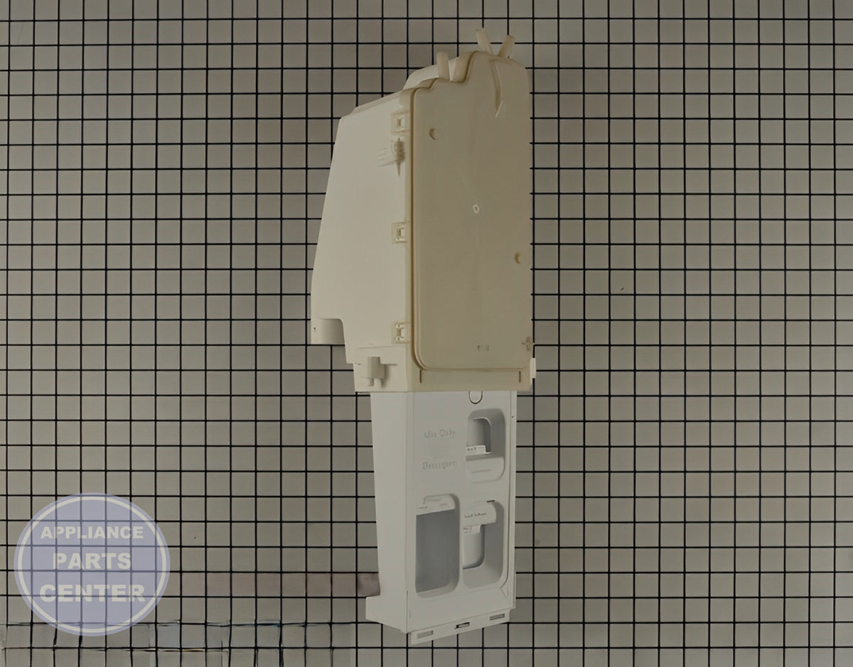 WHIRLPOOL Washer Detergent Dispenser W10575334 - Installation in WPL Washing Machine showing key mounting points