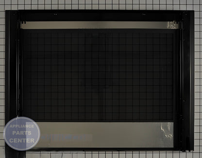 GLASS-DOOR W10577911 - Side view with precise measurements