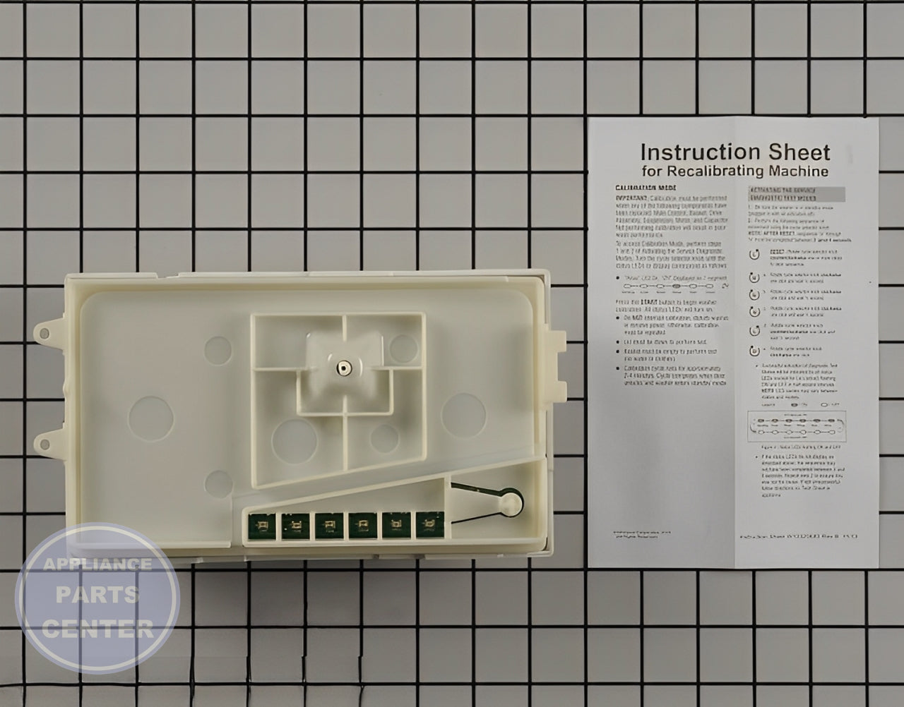 Whirlpool Control Board W10581897 - Main view showing circuit components for Whirlpool Duet models