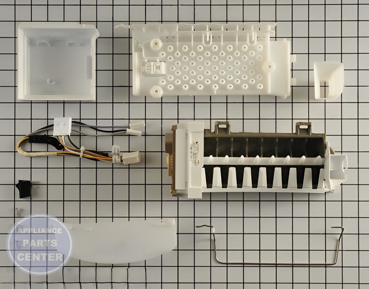 WHIRLPOOL ICE MAKER ASSEMBLY W10583817 - Main view showing ice-making functionality for compatible models