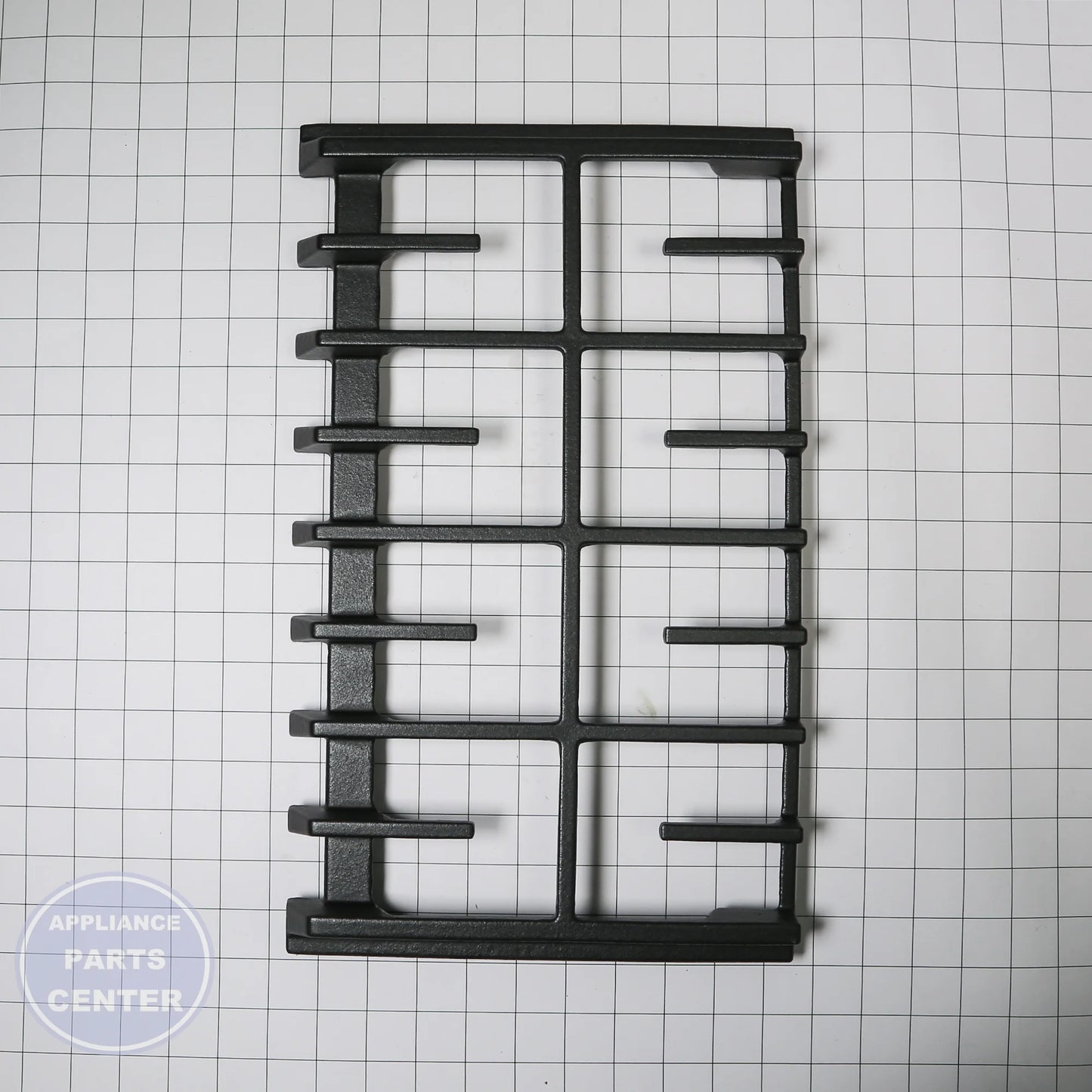 GRATE-KIT W10583860 - Side view with precise measurements