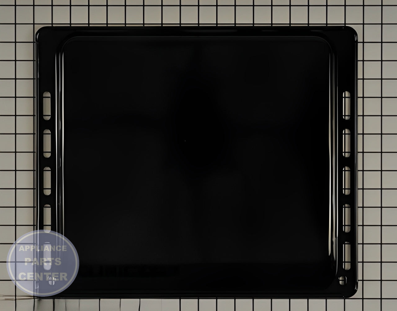 WHIRLPOOL BAKING PAN W10587374 - Detailed view of broiler pan specifications