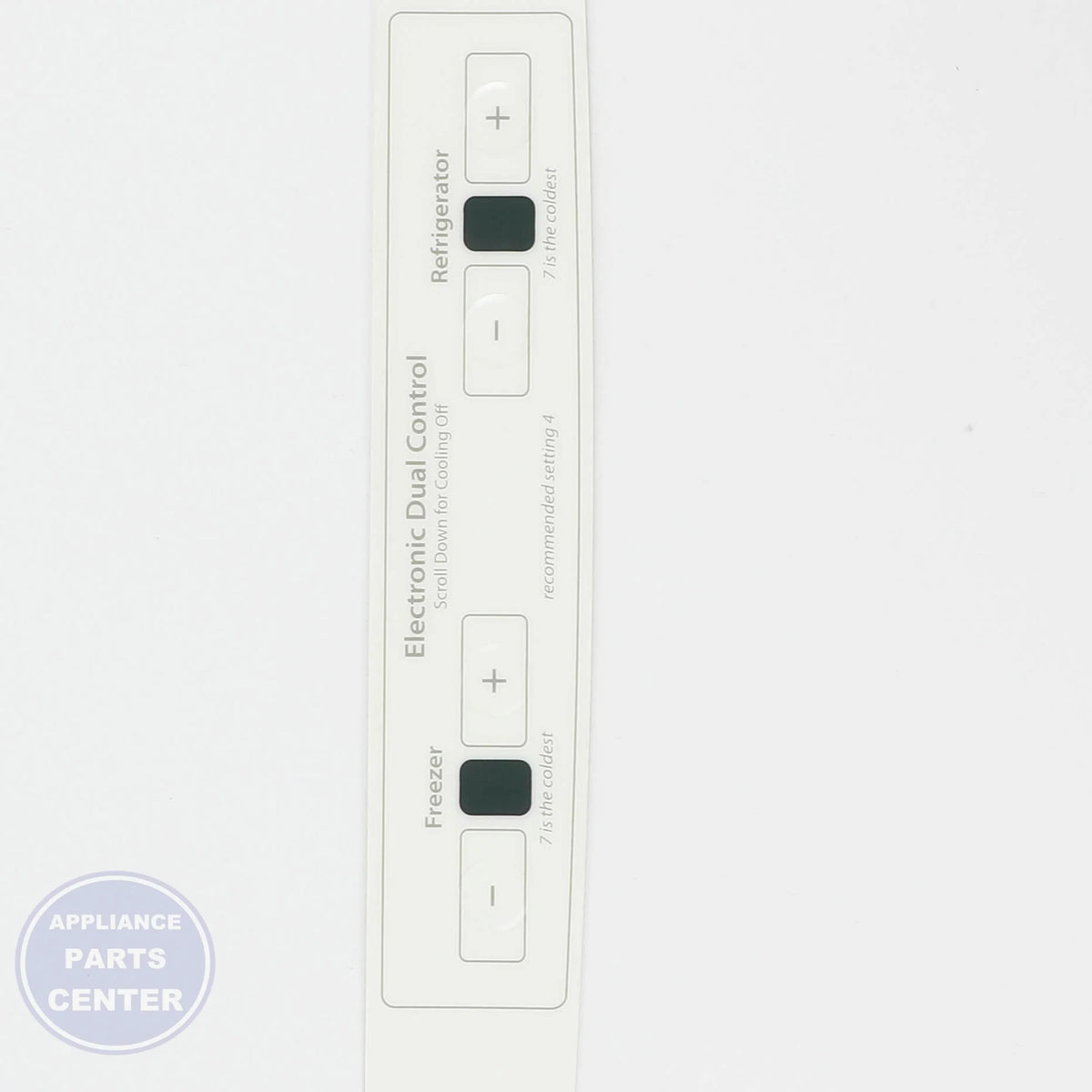WPL OVERLAY W10593588 - Main view showing touchpad for compatible WPL models