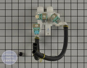 WHIRLPOOL WATER INLET VALVE W10599356 - Main view showing water flow for W10509710 model
