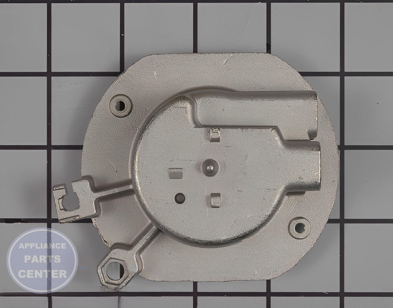 Surface Burner Orifice Holder W10611441 - Detailed view of precise gas flow mechanism