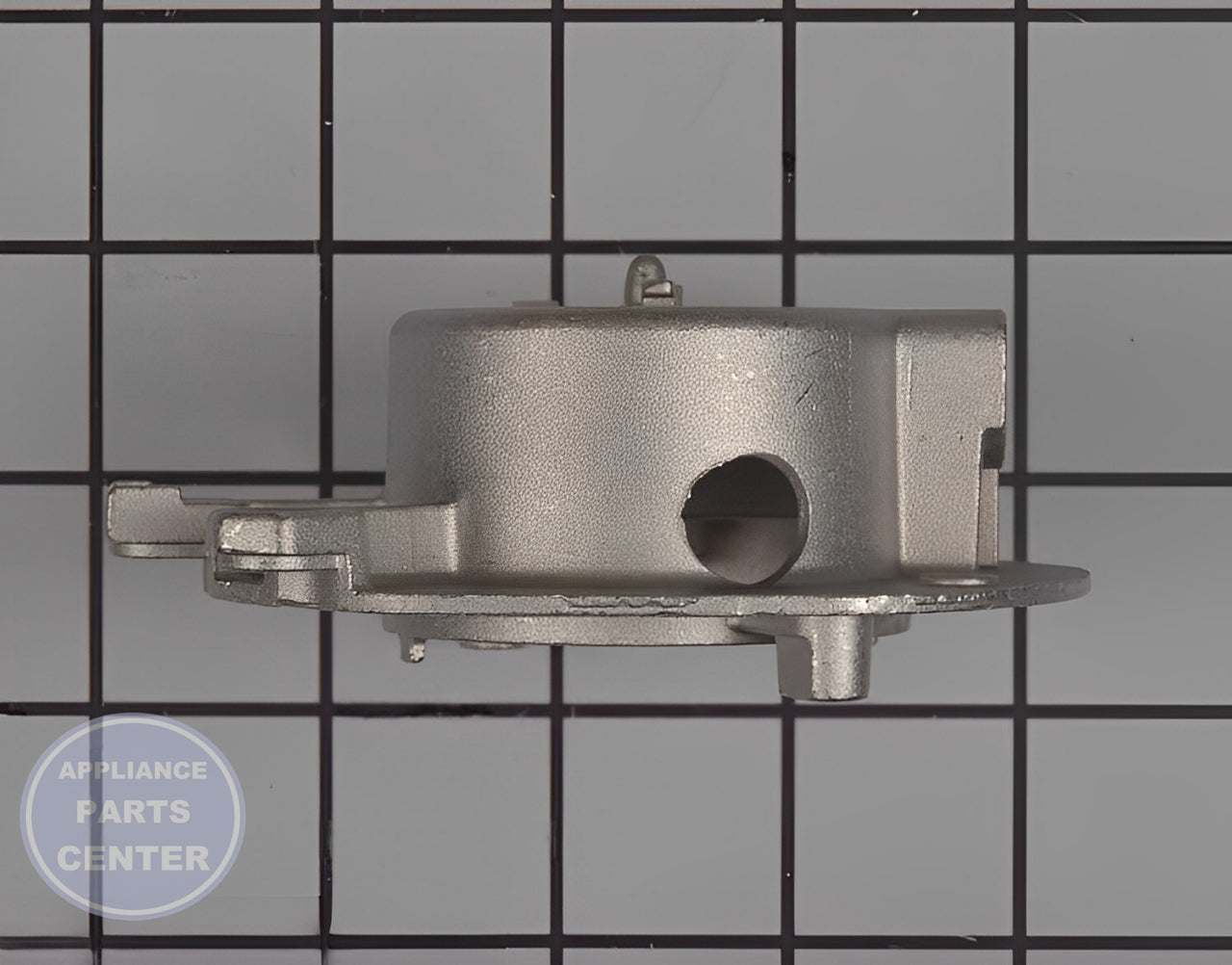 Whirlpool Surface Burner Orifice Holder W10611441 - Installation in KitchenAid model showing key mounting points