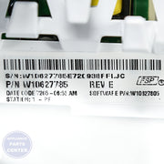 WPL CNTRL-ELEC W10627785 - Main view showing electronic components for specific models