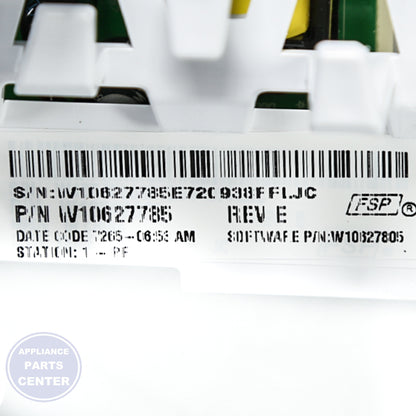 WPL CNTRL-ELEC W10627785 - Main view showing electronic components for specific models