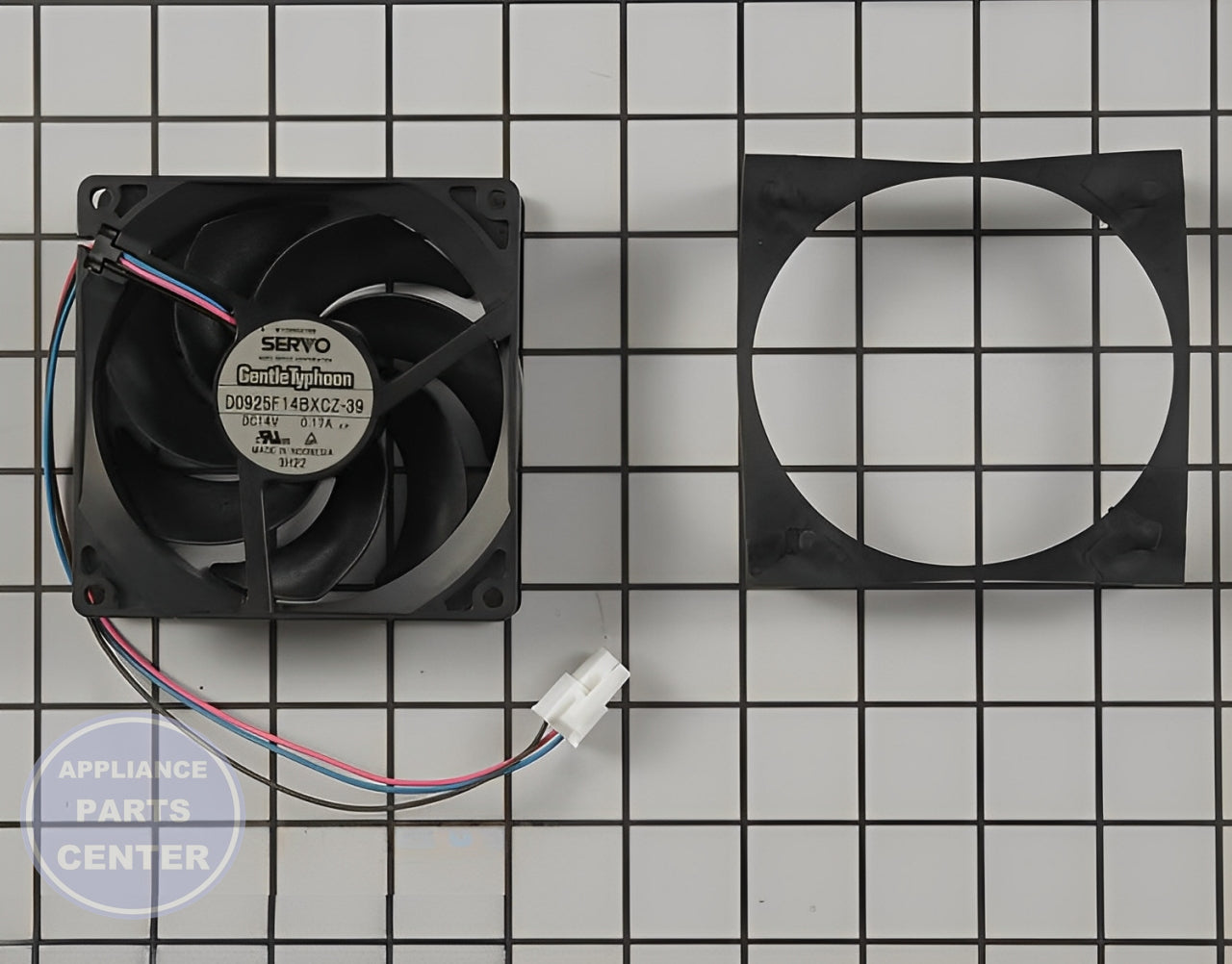 WHIRLPOOL EVAPORATOR FAN MOTOR W10633627 - Main view showing efficient cooling for W10395278
