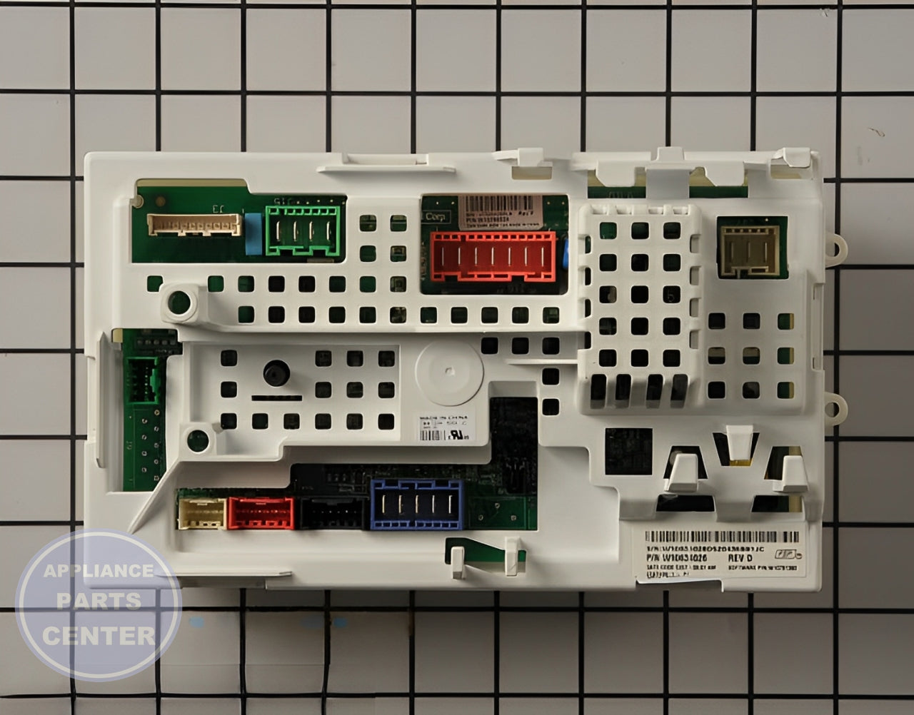 Whirlpool CNTRL-ELEC W10634026 - Main view showing control panel for Whirlpool Maytag models