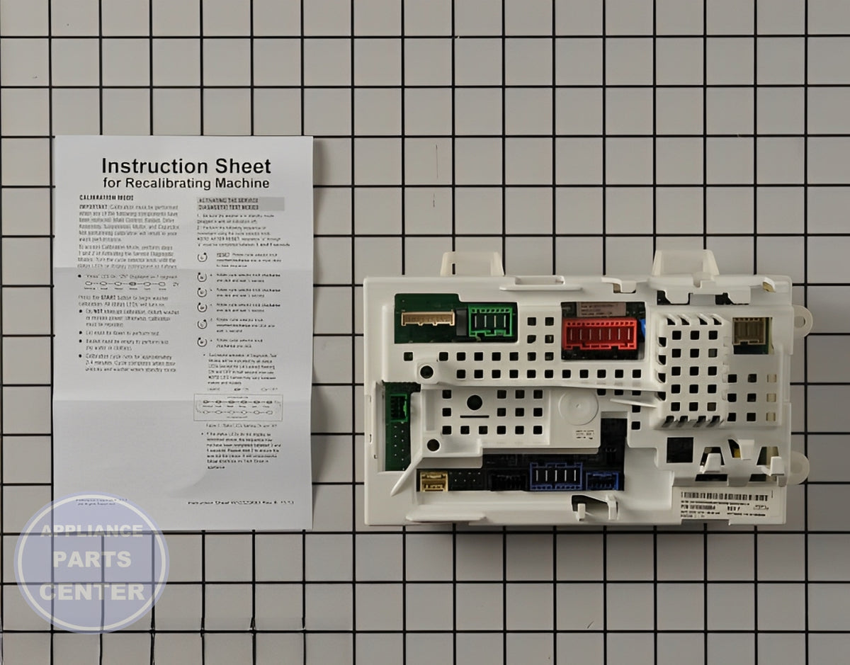 Amana Control Board W10636054 - Main view showing precise timing for Amana, Admiral, and Roper models