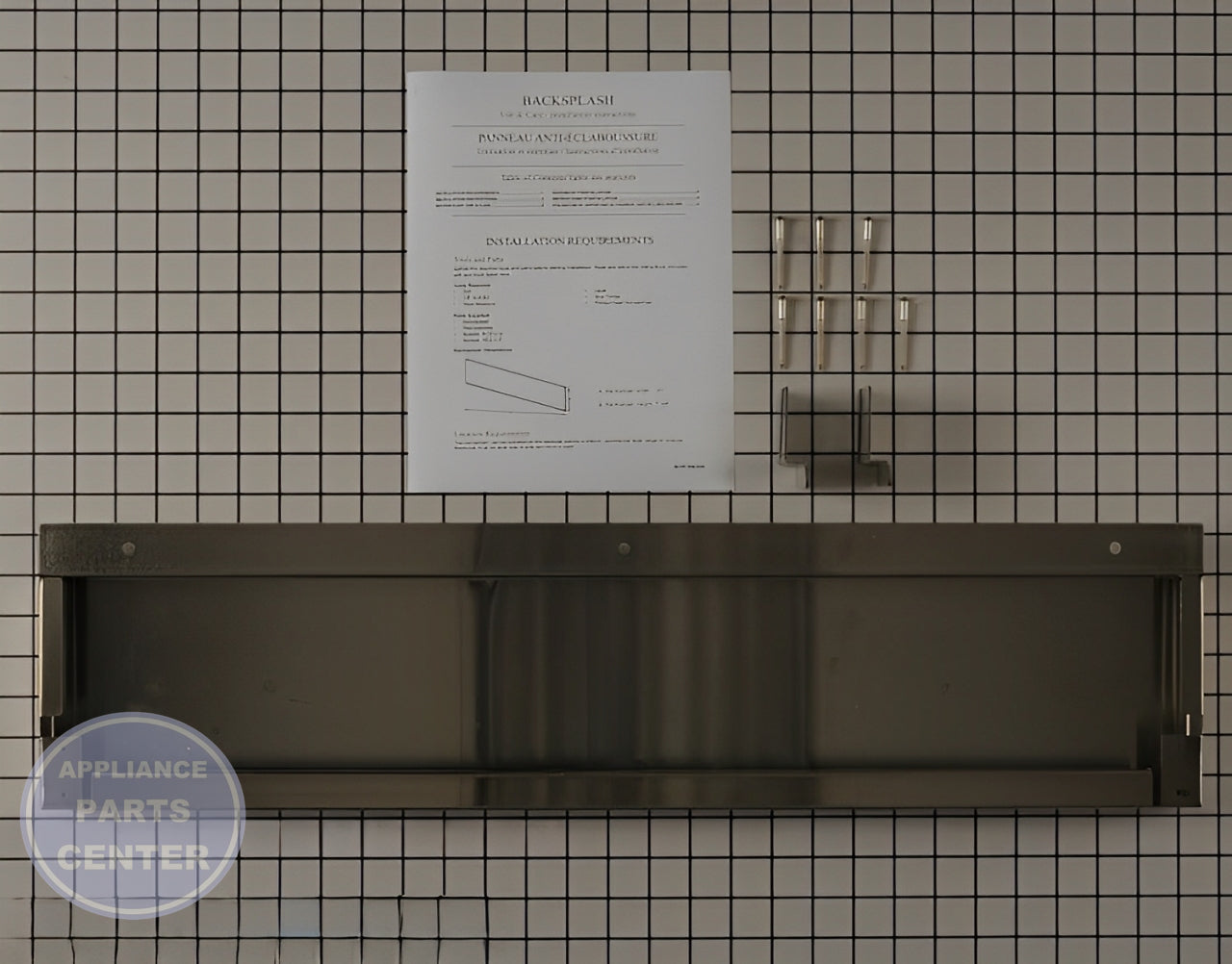BACKSPLASH W10655450 - Detailed view of durable material