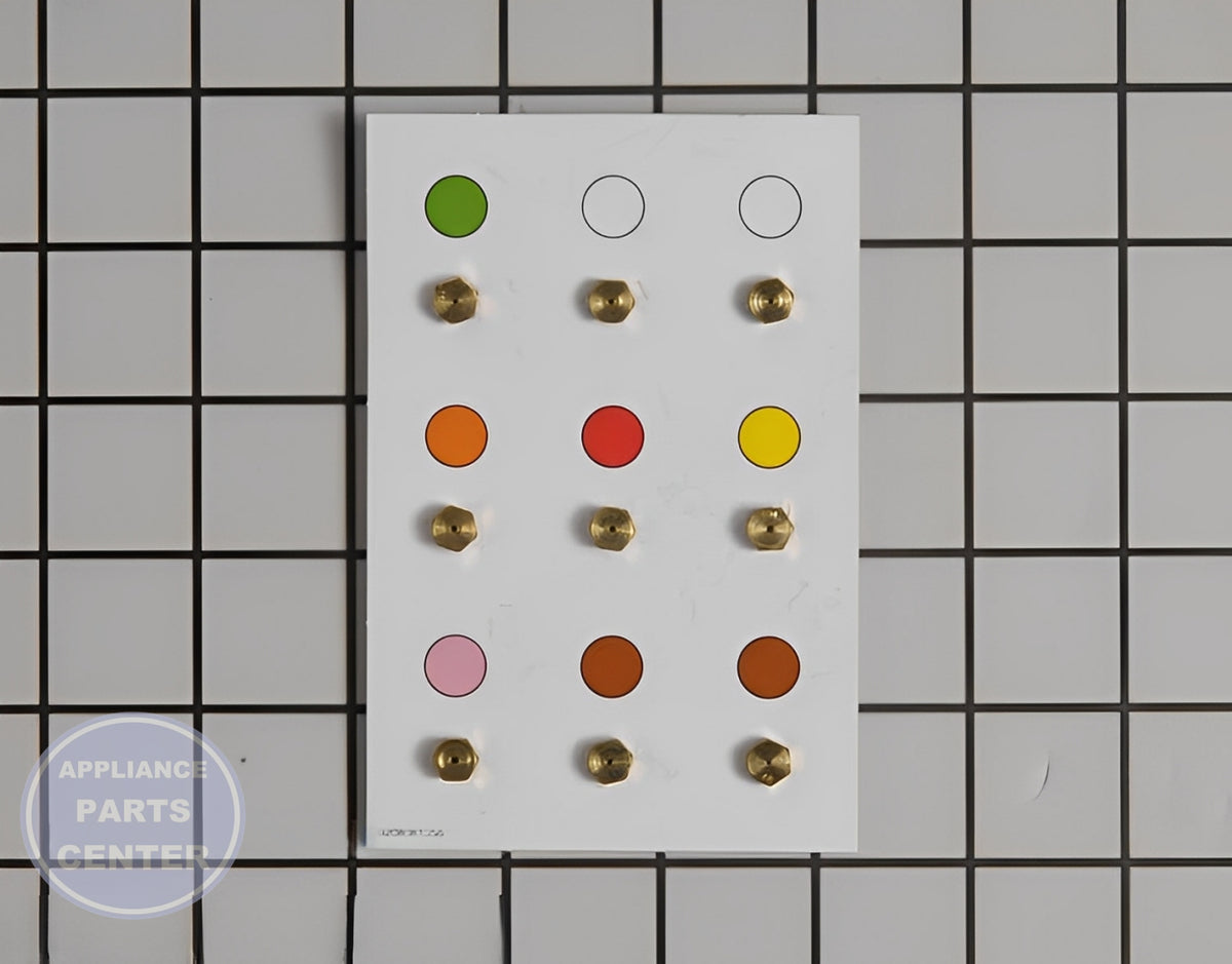 WHIRLPOOL COOKTOP SPUD ORIFICE W10676661 - Main view showing gas flow control for WPL Range/Stove/Oven