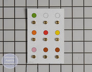 WHIRLPOOL COOKTOP SPUD ORIFICE W10676661 - Main view showing gas flow control for WPL Range/Stove/Oven