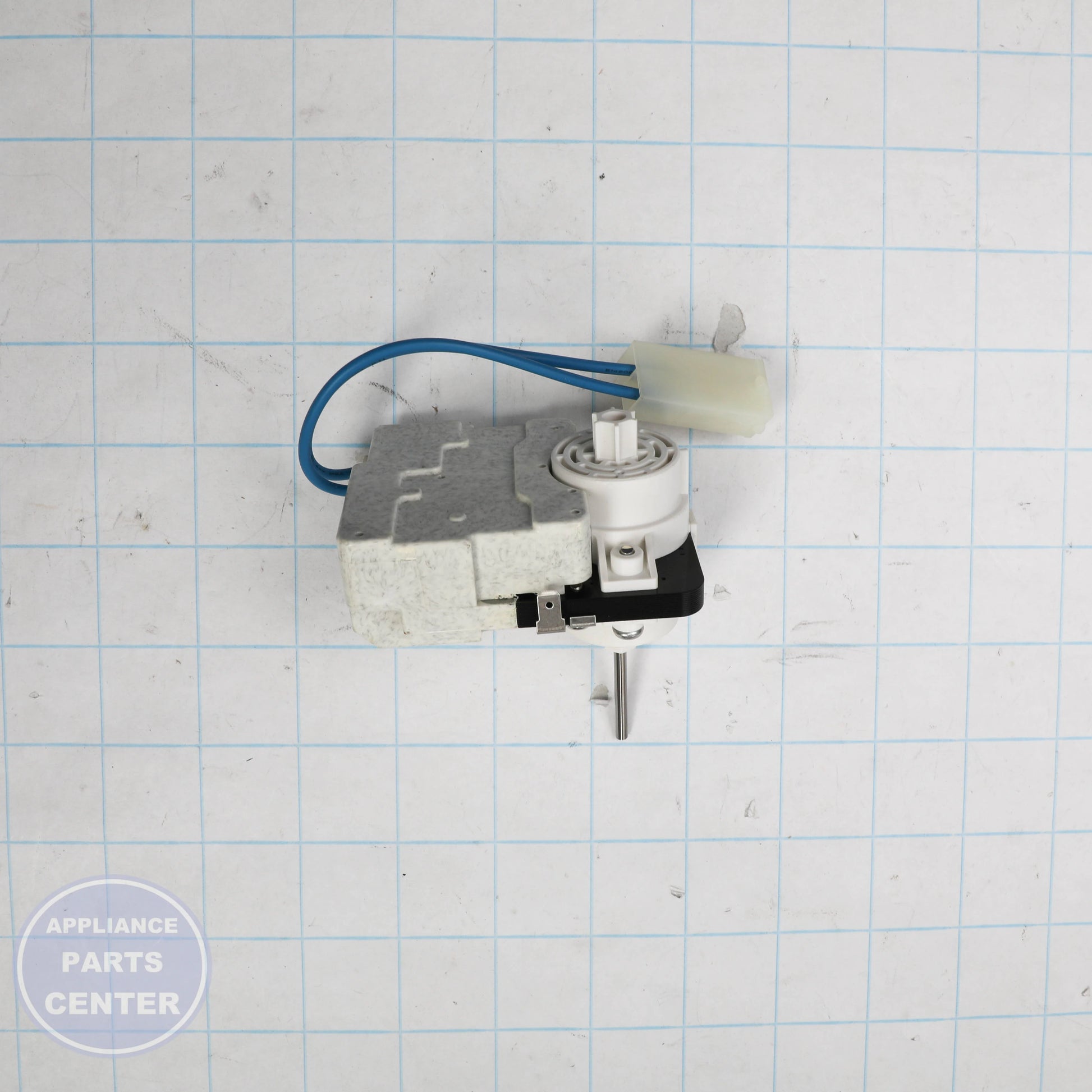 MOTOR-EVAP W10687326 - Side view with optimal dimensions