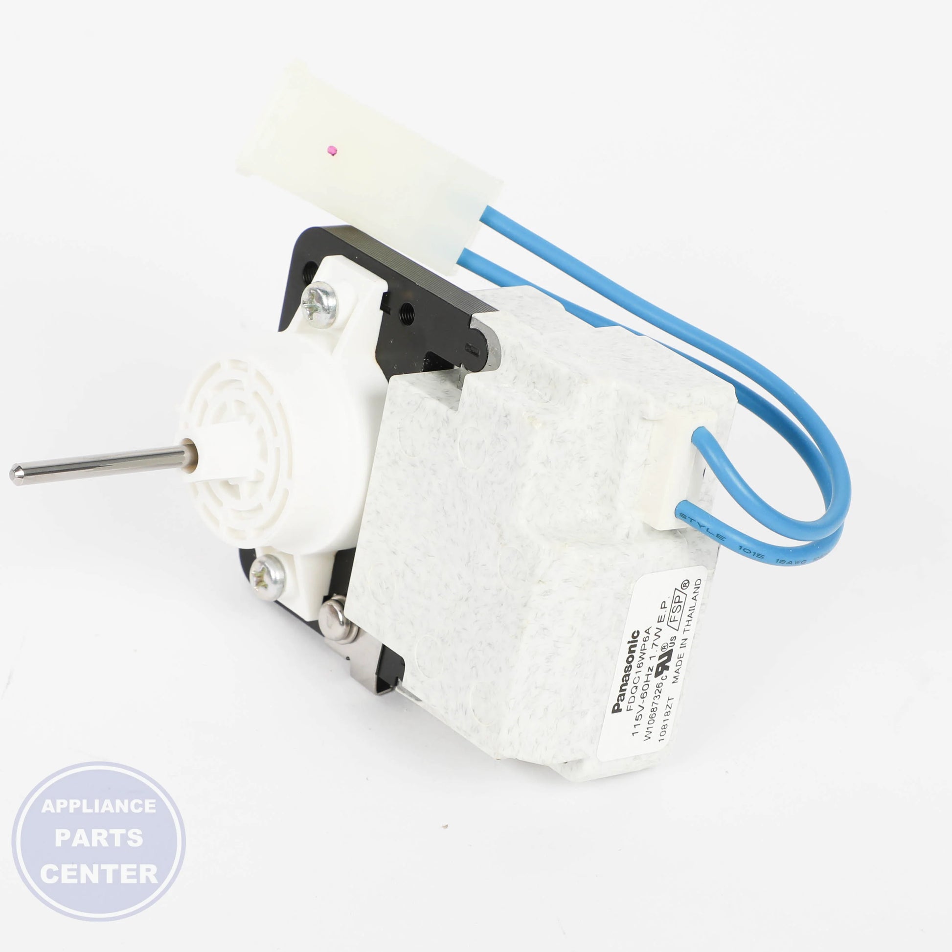 Whirlpool MOTOR-EVAP W10687326 - Installation in specific model showing key mounting points