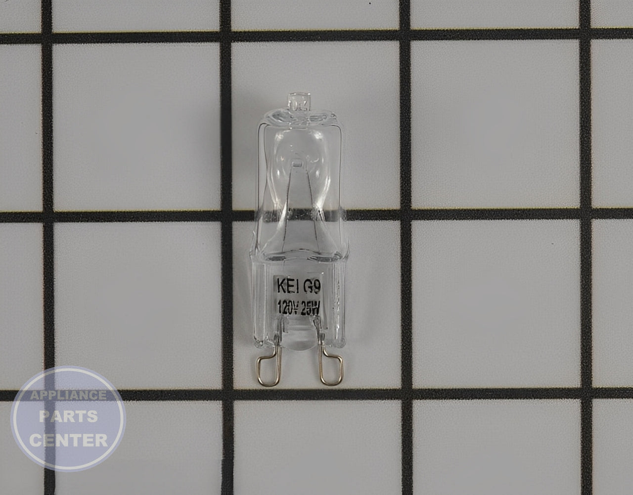 WHIRLPOOL HALOGEN LIGHT BULB W10709921 - Main view showing bright illumination for WPL Microwave