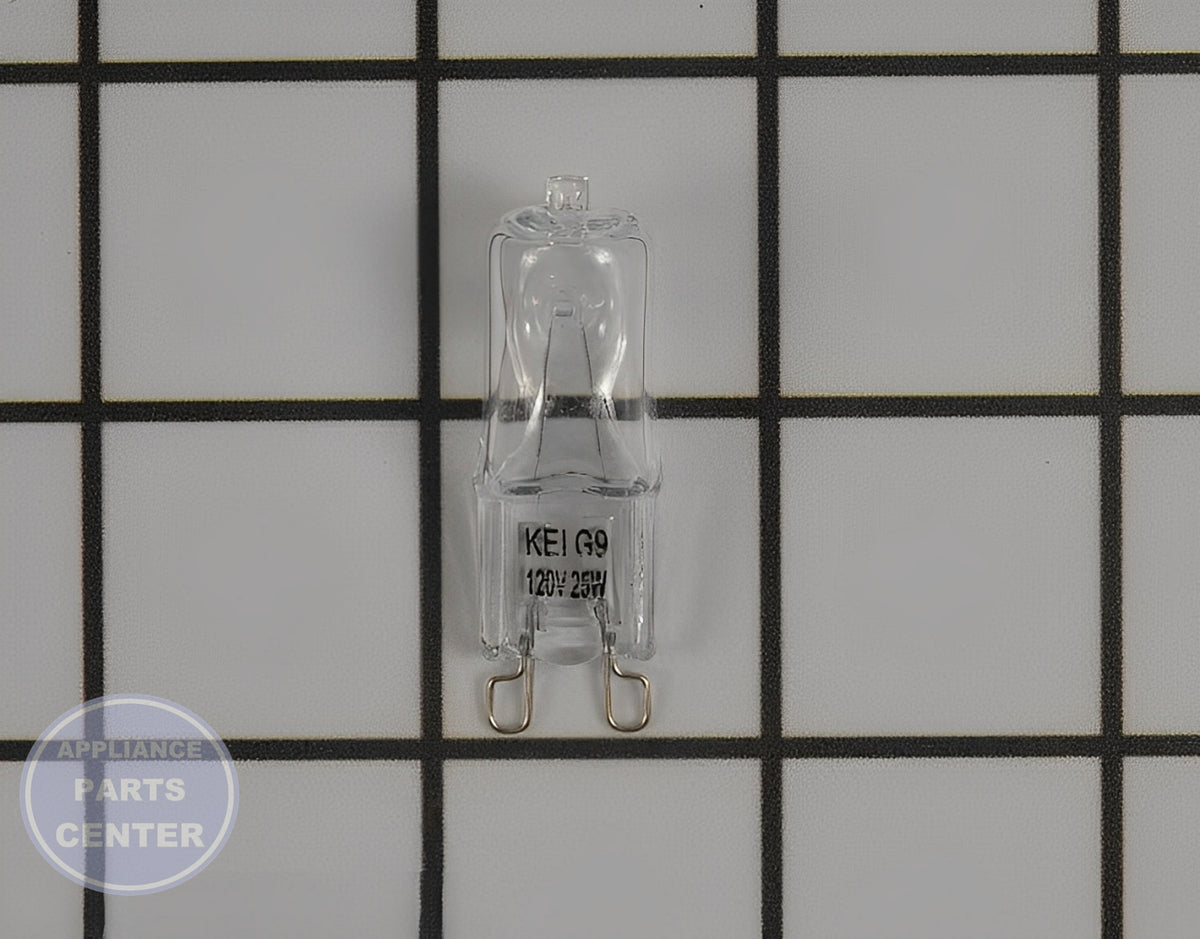 WHIRLPOOL HALOGEN LIGHT BULB W10709921 - Main view showing bright illumination for WPL Microwave