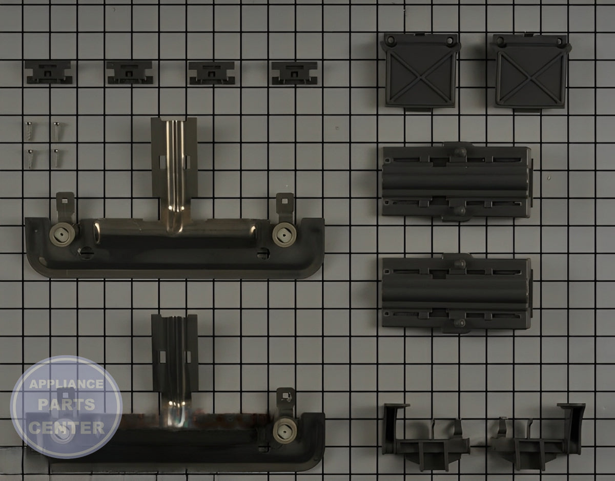 WHIRLPOOL DISHWASHER WHEEL AND ARM ADJUSTER KIT W10712394 - Main view showing durable wheels for Whirlpool models