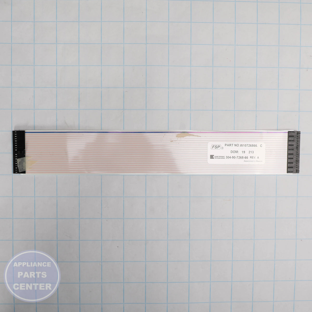 HARNS-WIRE W10726866 - Detailed view of wire connector technical details