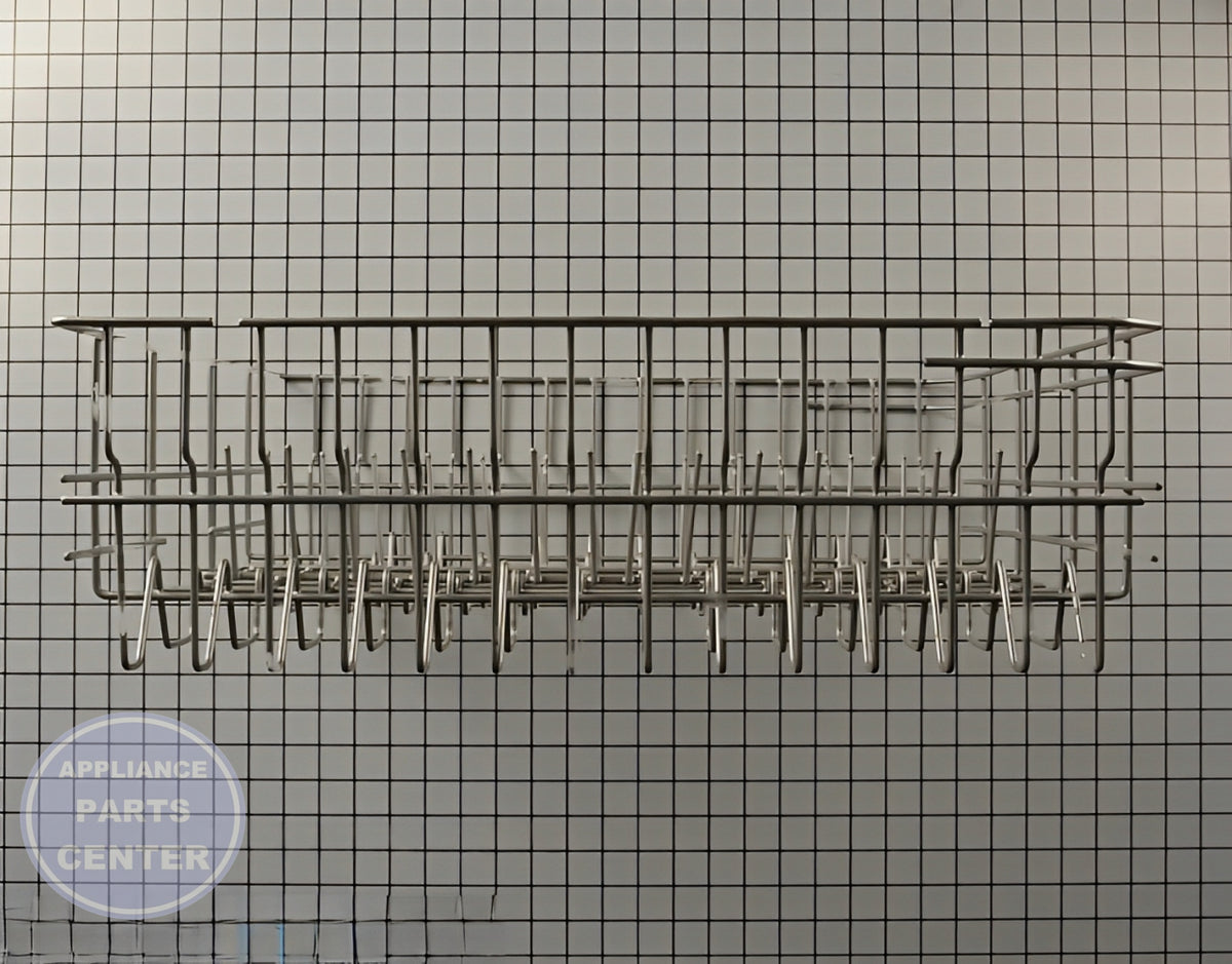 WHIRLPOOL DISHWASHER DISHRACK W10727422 - Detailed view of rust-resistant material