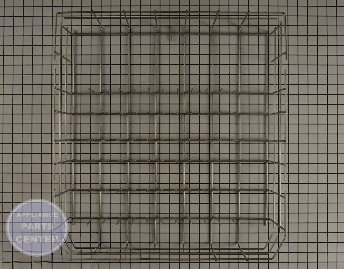 Whirlpool Dishwasher Lower Dishrack Assembly W10728159 - Main view showing 25 lbs capacity for Whirlpool models