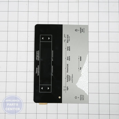 OVERLAY W10731568 - Side view with precise touchpad specs