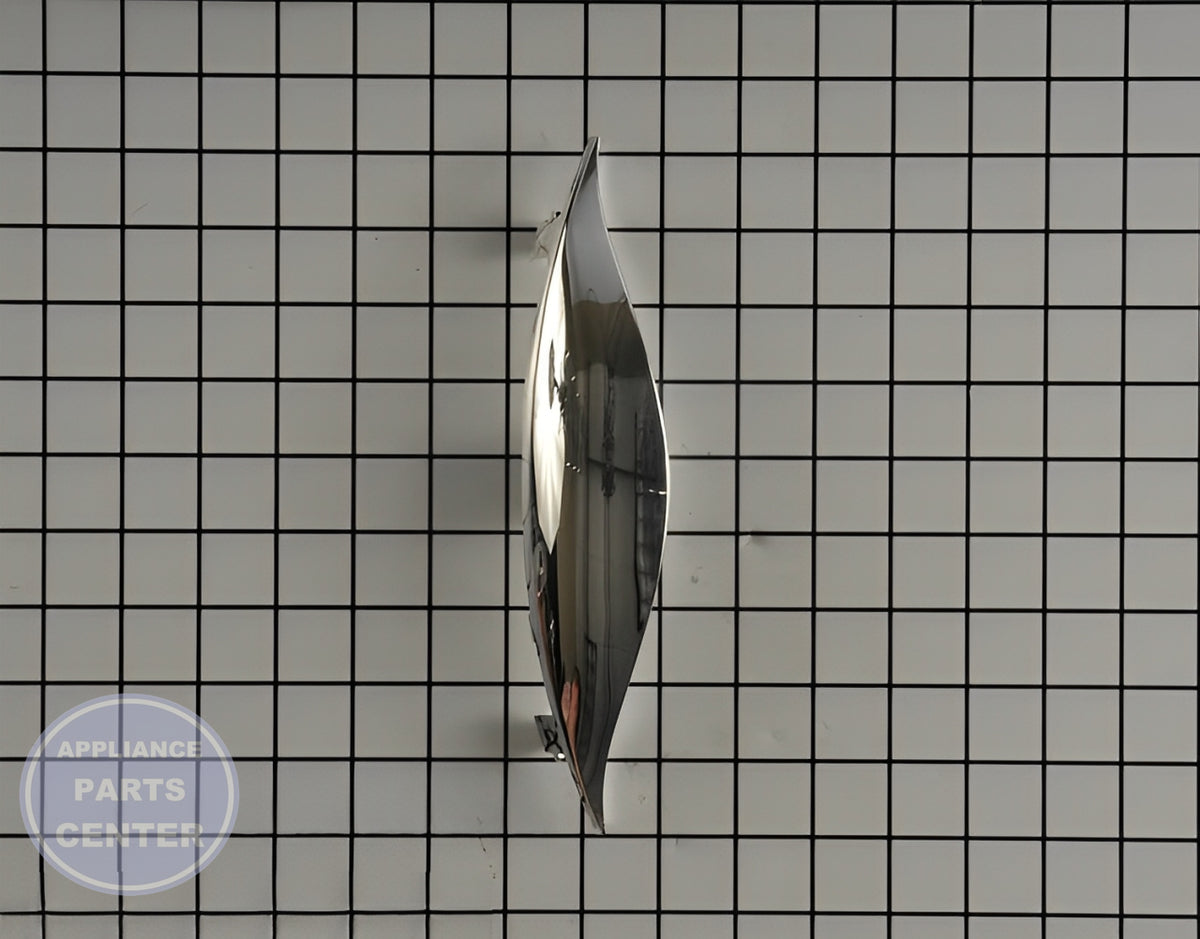Whirlpool Dryer Door Handle W10733169 - Main view showing ergonomic grip for Whirlpool models