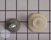 Whirlpool Leveling Leg W10739673 - Main view showing sturdy support for Amana, Maytag, Whirlpool models