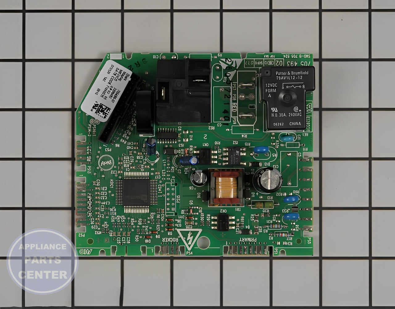 Maytag Control Board W10756689 - Main view showing Circuit Board & Timer for Maytag Dryers