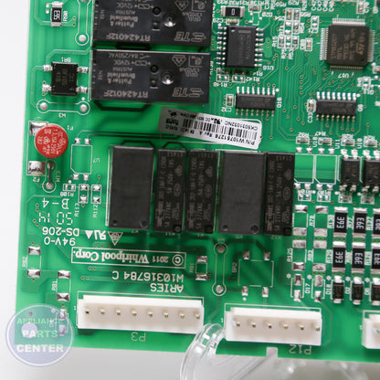 WPL CNTRL-ELEC W10759802 - Installation in specific model showing key mounting points