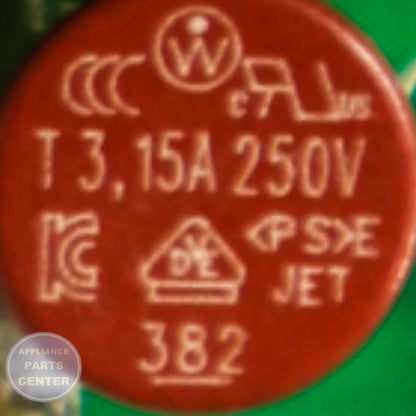 WPL CNTRL-ELEC W10759802 - Installation in specific model showing key mounting points