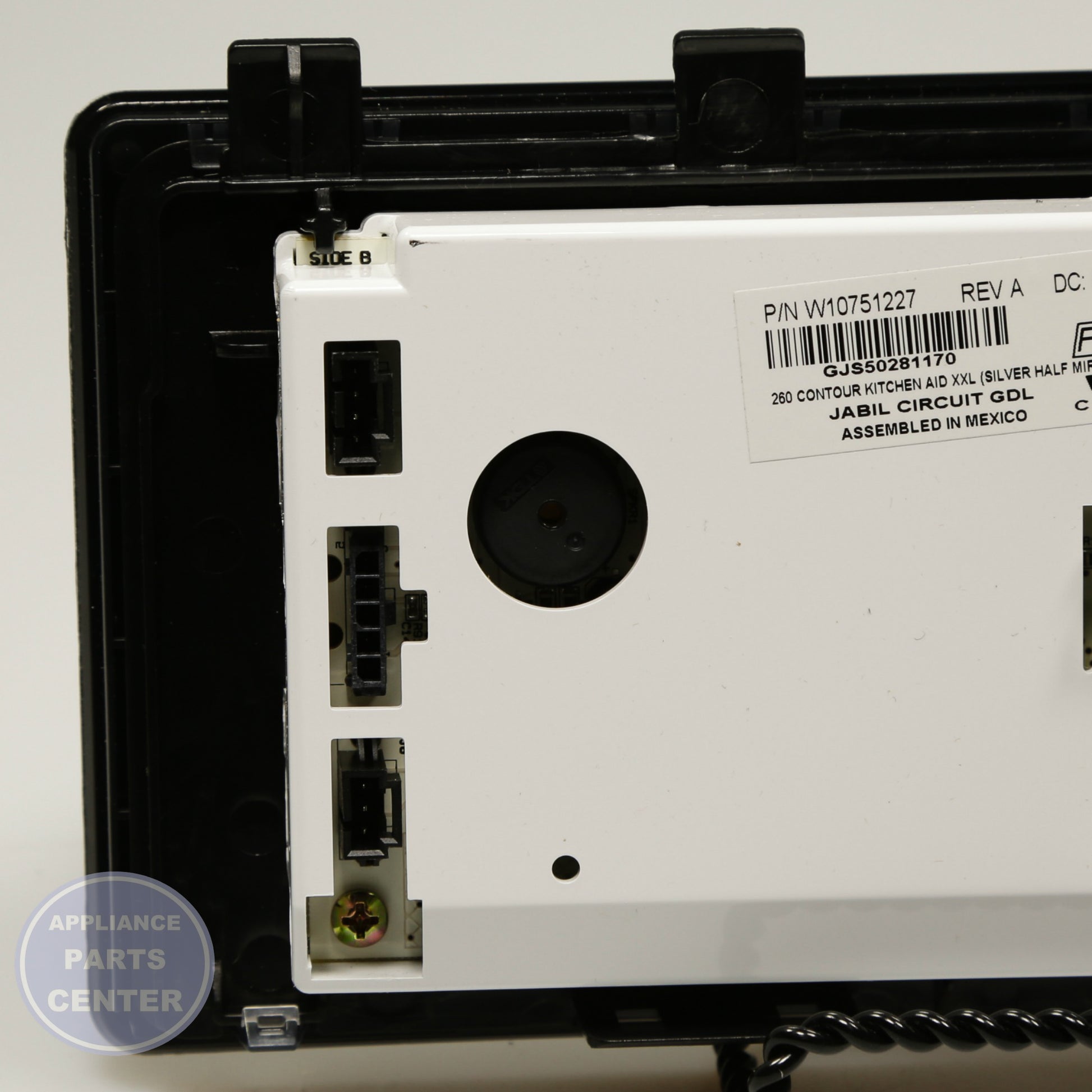WPL CNTRL-ELEC W10759802 - Installation in specific model showing key mounting points