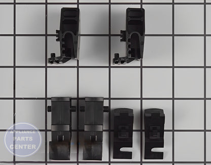 WHIRLPOOL RANGE REAR DRAWER GLIDE W10763667 - Installation in WPL Range/Stove/Oven showing key mounting points