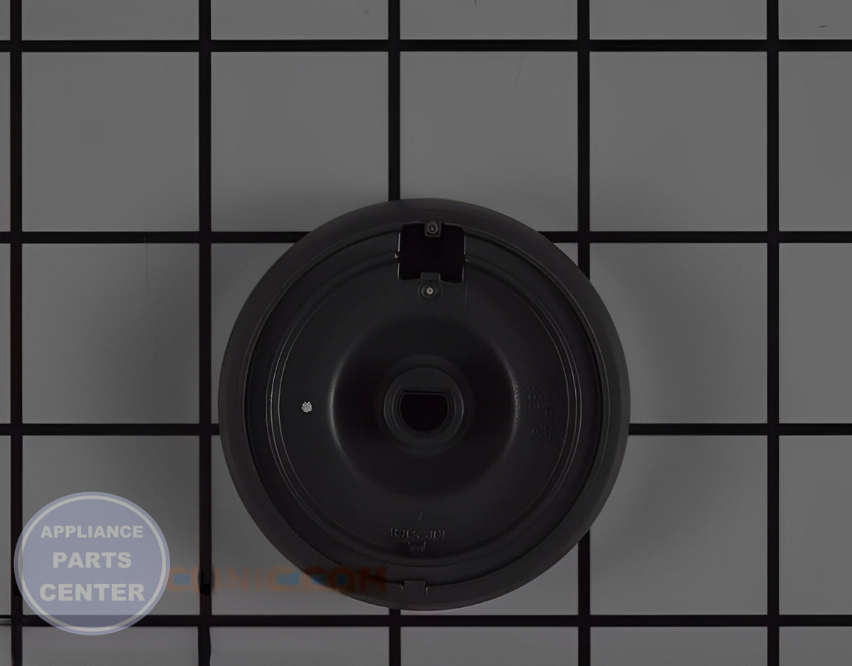 Control Knob W10771940 - Side view with X inches in diameter